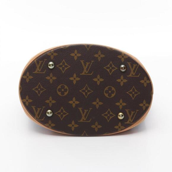 LOUIS VUITTON Brown Monogram Leather Pouch - Picture 11 of 11